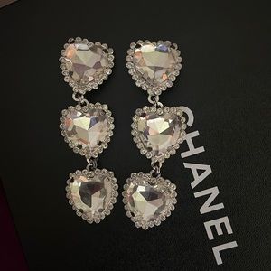 Alessandra Rich Heart Earrings